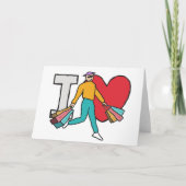 Ik hou van winkelen kaart (Voorkant)