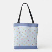 Ik hou van winkelen tote bag (Achterkant)