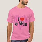 Ik hou van winnen t-shirt (Voorkant)