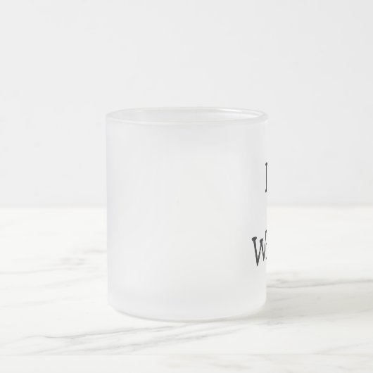 Ik hou van Winona Matglas Koffiemok (Center)