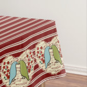Ik hou van wintervogels en bessen 60 "x 104" tafelkleed (Voorbeeld)