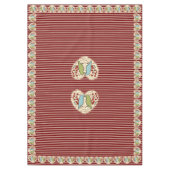 Ik hou van wintervogels en bessen 60 "x 84" tafelkleed (Voorkant)