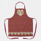 Ik hou van wintervogels en bessen schort (Voorkant)