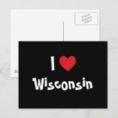 Ik hou van Wisconsin Briefkaart (Voorkant / Achterkant)