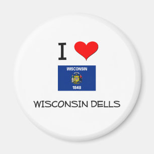 Ik hou van Wisconsin Dells Magneet