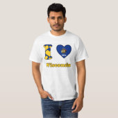 Ik hou van Wisconsin T-shirt (Voorkant volledig)
