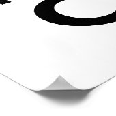 Ik hou van Wiskunde, het maakt mensen huilend Poster (Hoek)