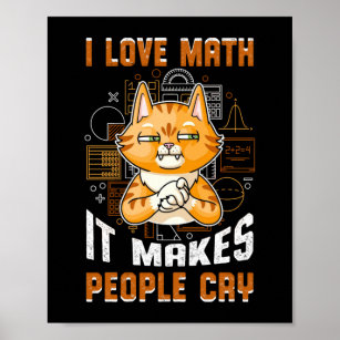 Ik hou van Wiskunde Het maakt mensen kroost, Wisku Poster