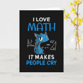 Ik hou van Wiskunde, het maakt mensen ziek Kaart (Gele Bloem)