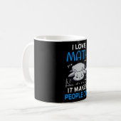 Ik hou van Wiskunde, het maakt mensen ziek Koffiemok (Voorkant links)