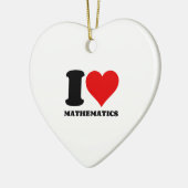 IK HOU VAN WISKUNDE KERAMISCH ORNAMENT (Links)