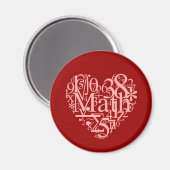 Ik hou van Wiskunde magneet (Voorkant / Achterkant)