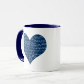 Ik hou van wiskunde mok (Voorkant links)