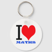 Ik hou van wiskunde sleutelhanger (Voorkant)