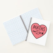 Ik hou van Wiskunden hart Notitieboek (Binnen)