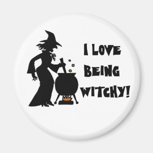 Ik hou van Witchy. Magneet