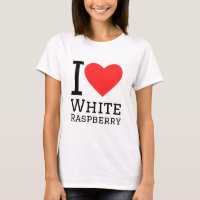 Ik hou van witte frambose