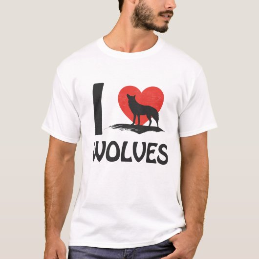 Ik hou van Wolven T-shirt (Voorkant)