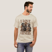 Ik hou van worstjes t-shirt (Voorkant volledig)