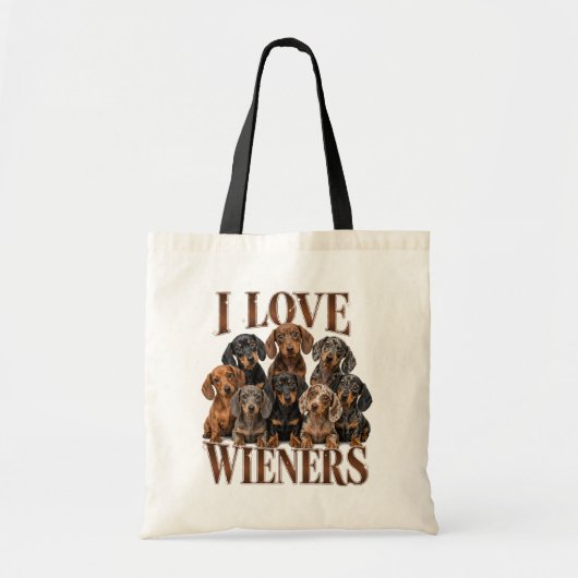 Ik hou van worstjes tote bag (Voorkant)