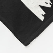Ik hou van Wrap Music Funny Halloween Mummy Fleece Deken (Hoek)
