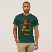 Ik hou van Wrap Muziek T-shirt (Voorkant volledig)