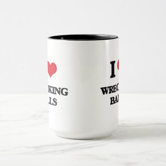 Ik hou van Wrecking Balls Mok (Midden)