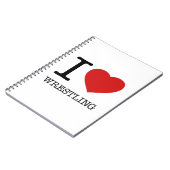 IK HOU VAN WRESTELEN NOTITIEBOEK (Linkerzijde)