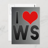 Ik hou van WS Briefkaart (Voorkant / Achterkant)