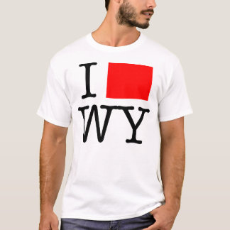 Ik hou van WY Wyoming T-Shirt