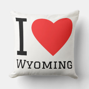 Ik hou van wyoming kussen