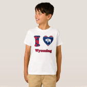 Ik hou van Wyoming T-shirt (Voorkant volledig)
