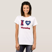 Ik hou van Wyoming T-shirt (Voorkant volledig)