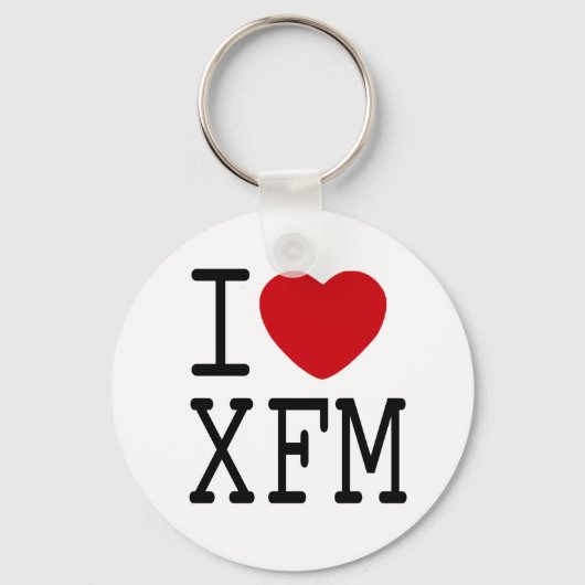 Ik hou van XFM porte clef Sleutelhanger (Voorkant)