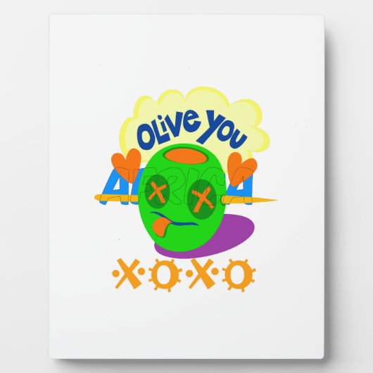 Ik hou van XOXO Afrika Fotoplaat (Voorkant)