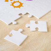 Ik hou van XOXO Afrika, prachtige tekstquote Legpuzzel (Zijkant)