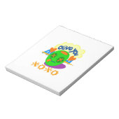 Ik hou van XOXO Afrika, prachtige tekstquote Notitieblok (Linkerzijde)