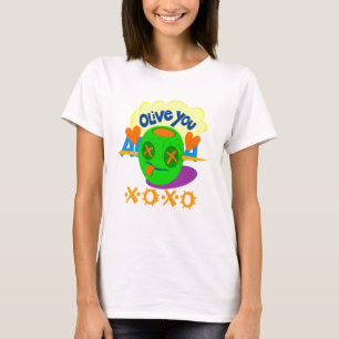 Ik hou van XOXO Afrika, prachtige tekstquote T-shirt