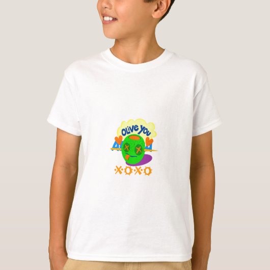 Ik hou van XOXO Afrika, prachtige tekstquote T-shirt (Voorkant)