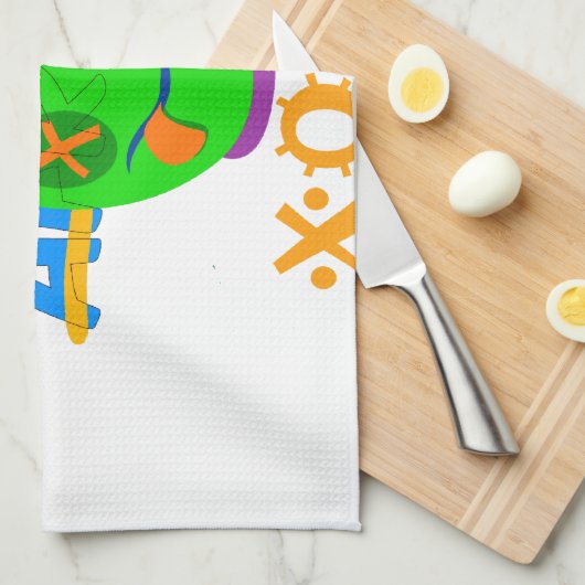 Ik hou van XOXO Afrika, prachtige tekstquote Theedoek (Quarter Fold)