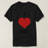 Ik hou van XQC XQCOW Premium T-shirt (Design voorkant)