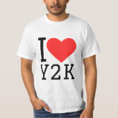 Ik hou van y2k t-shirt (Voorkant)