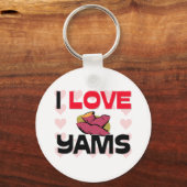 Ik hou van Yams Sleutelhanger (Voorkant)