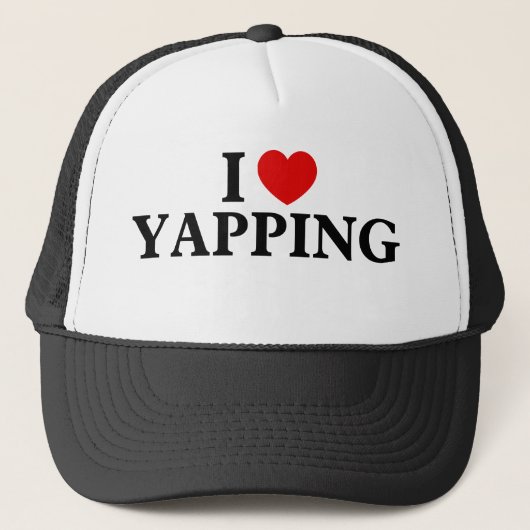 Ik hou van Yapping Professional Yapper Trucker Pet (Voorkant)