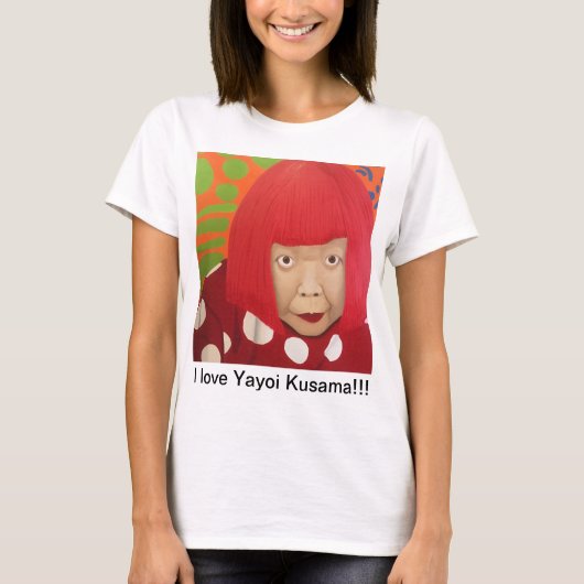 Ik hou van Yayoi Kusama!!! T-shirt (Voorkant)