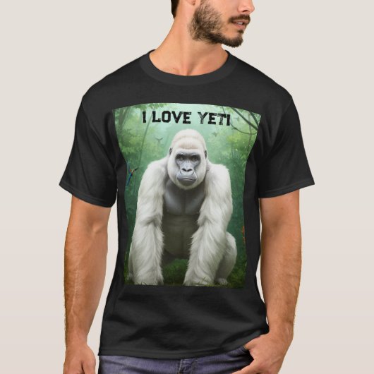 Ik hou van Yetti T-shirt (Voorkant)