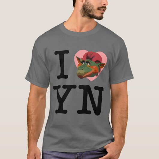Ik hou van Yew Nork T-shirt (Voorkant)
