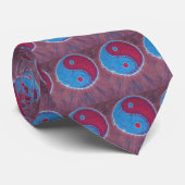 Ik hou van Yin Yang Necktie Stropdas (Opgerold)