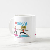 ik hou van yoga koffiemok (Voorkant links)