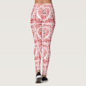 Ik hou van Yoga Leggings Red Heart Yoga Pants (Achterkant)